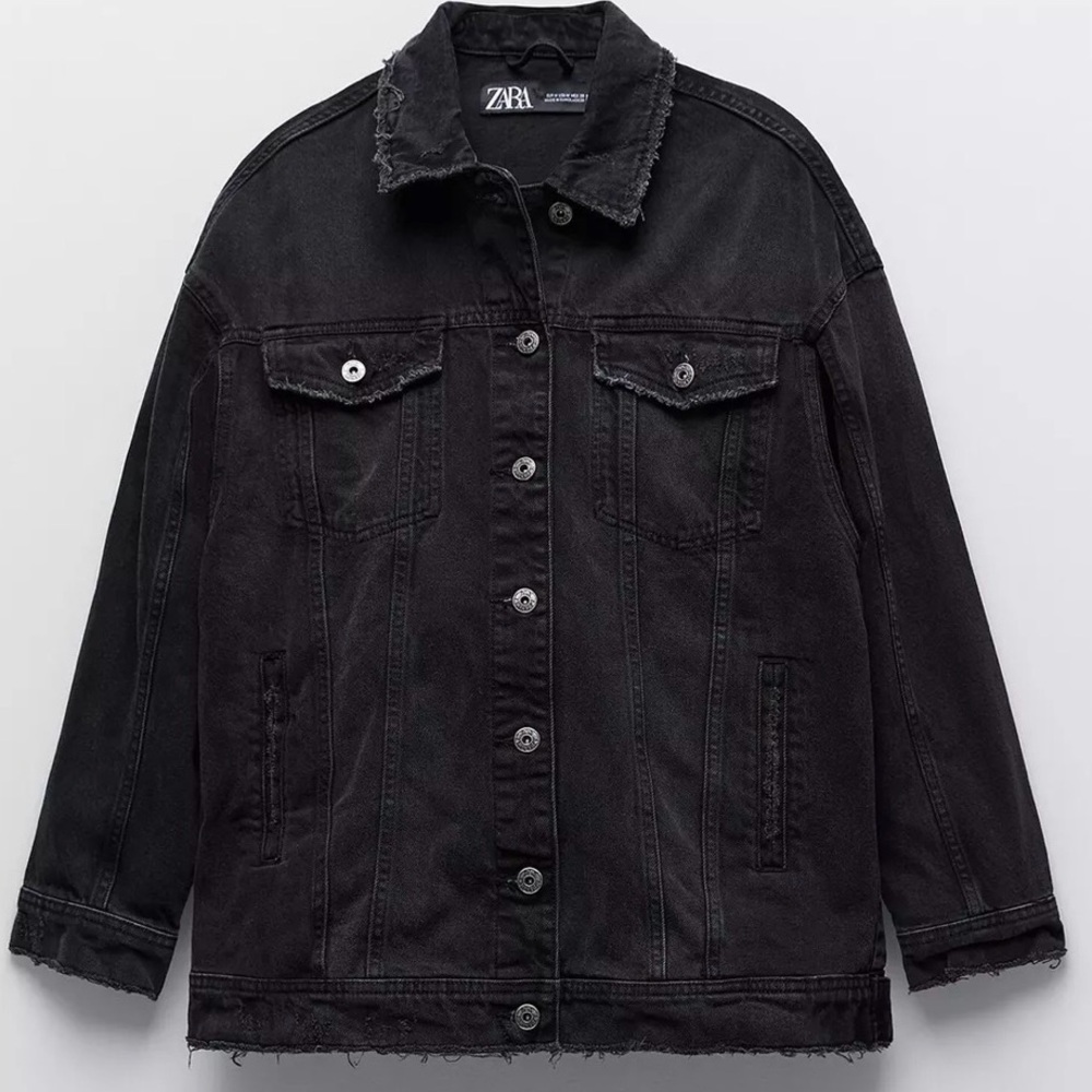 Zara Women's Oversized Denim Jacket